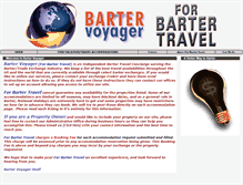 Tablet Screenshot of forbartertravel.com